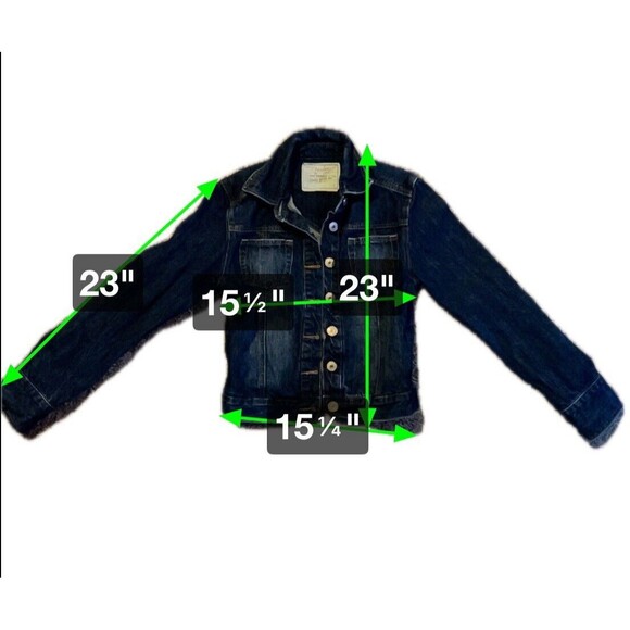 Fender Denim Jacket Women's M Rock & Roll Embroidered‎ Blue Jean Cropped RARE - Picture 17 of 17